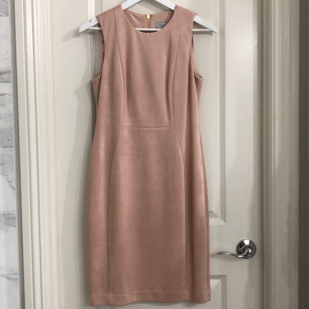 Blush pink Calvin Klein dress